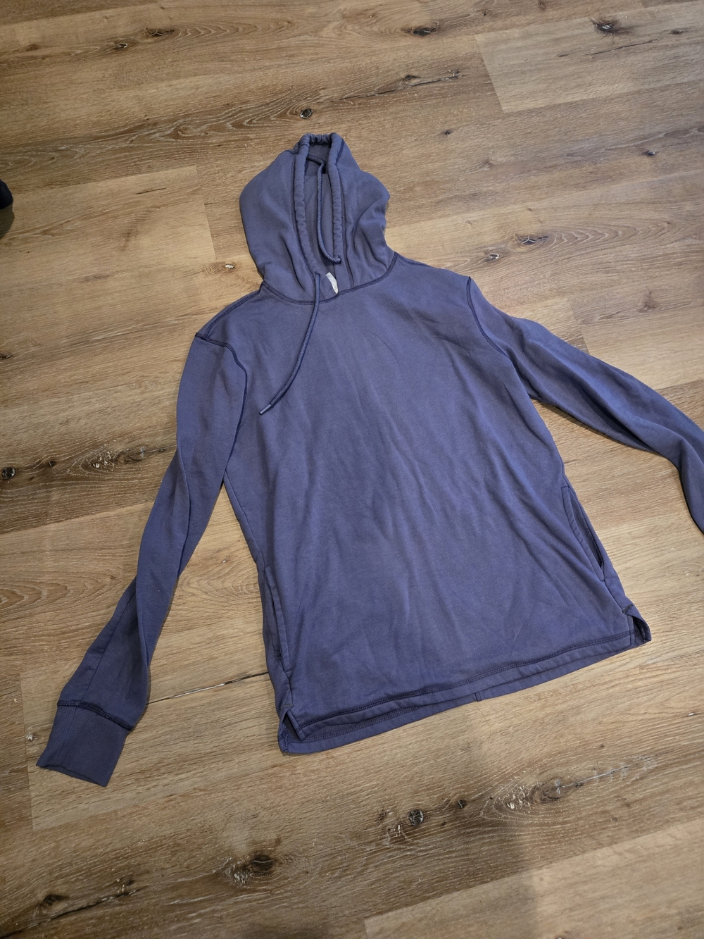 Jockey Men's Hooded Pullover Sweater in Slate Blue